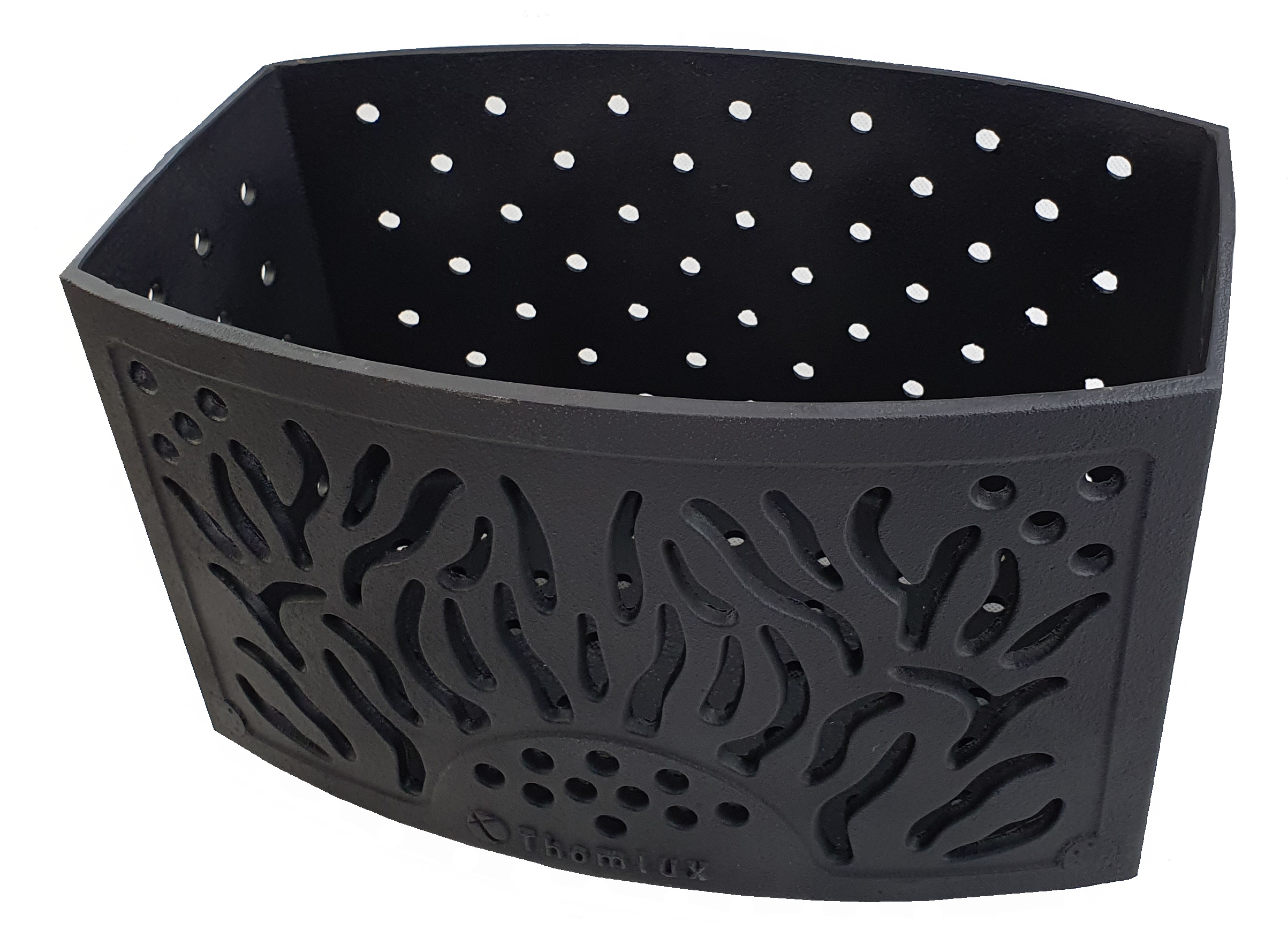 Pelletkorb aus Guß Pelletkorb aus Guß