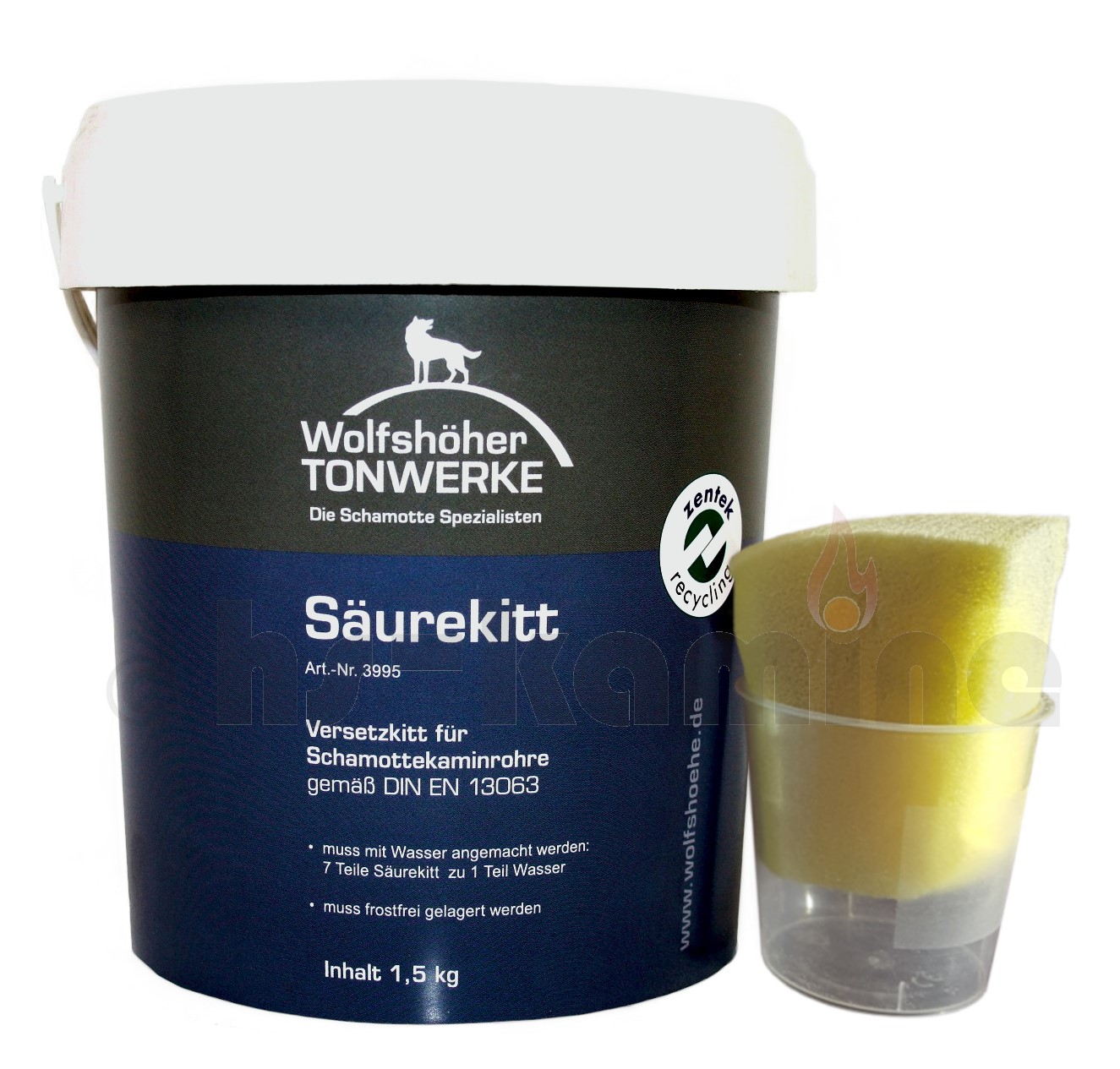 Saeurekitt-LOGO Säurekitt Wolfshöher TONWERKE 1,5 kg
