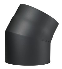 Möck Primus DW-Kaminrohr  30° Bogen o.T.  Ø150mm schwarz metallic